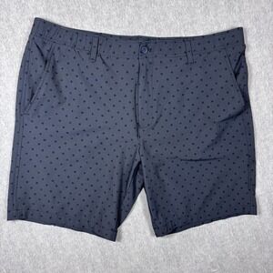 UNDER ARMOUR Golf Shorts Loose Floral Athletic Men's size 42 Black
